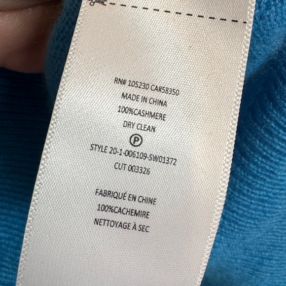 Equipment Madalene V-Neck Cashmere Sweater - Size M - Picture 5 of 5